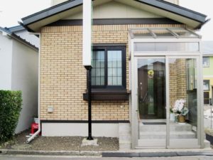 風除室から入口ドア