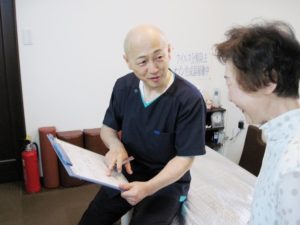 施術後の説明